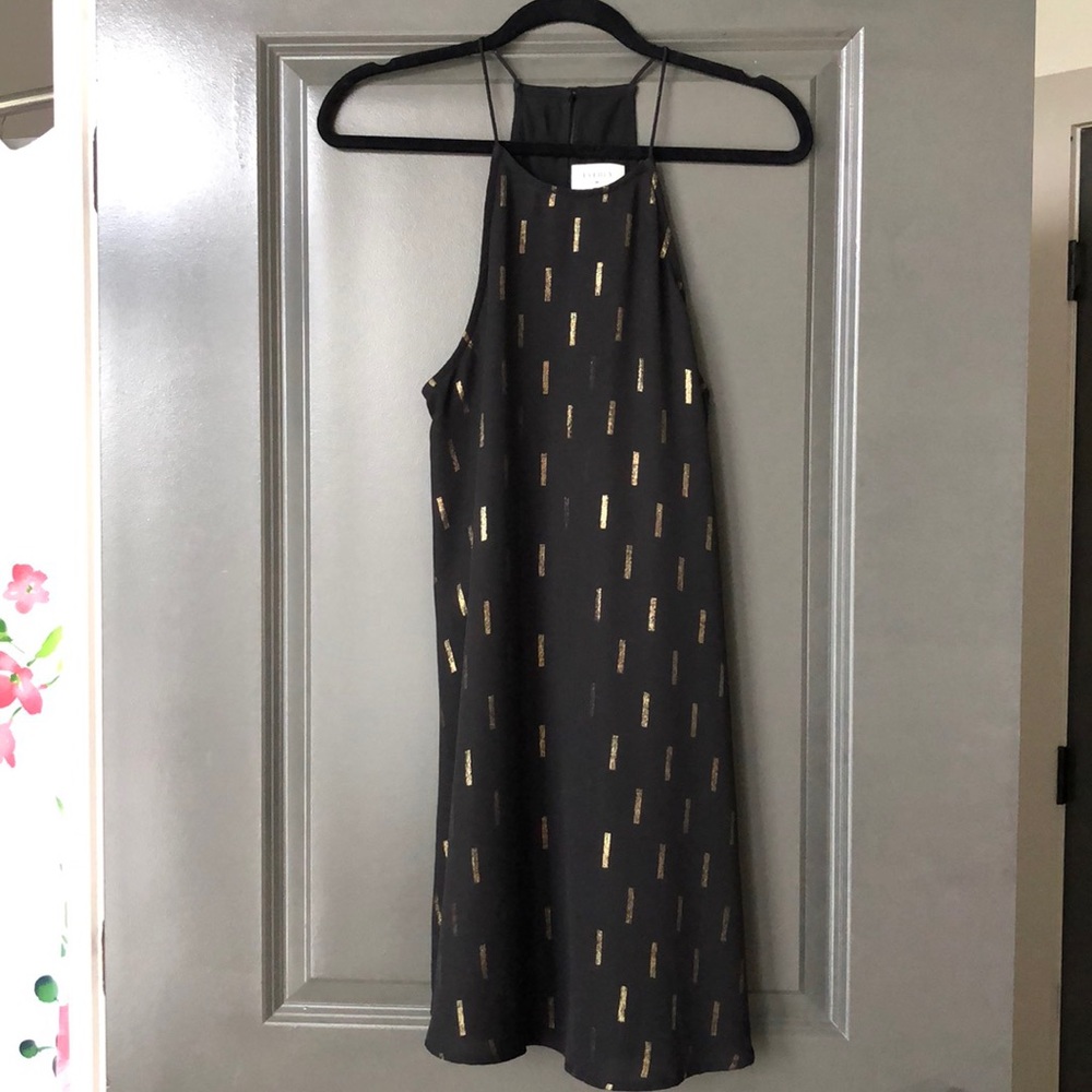 Black and Gold Boutique Dress size M